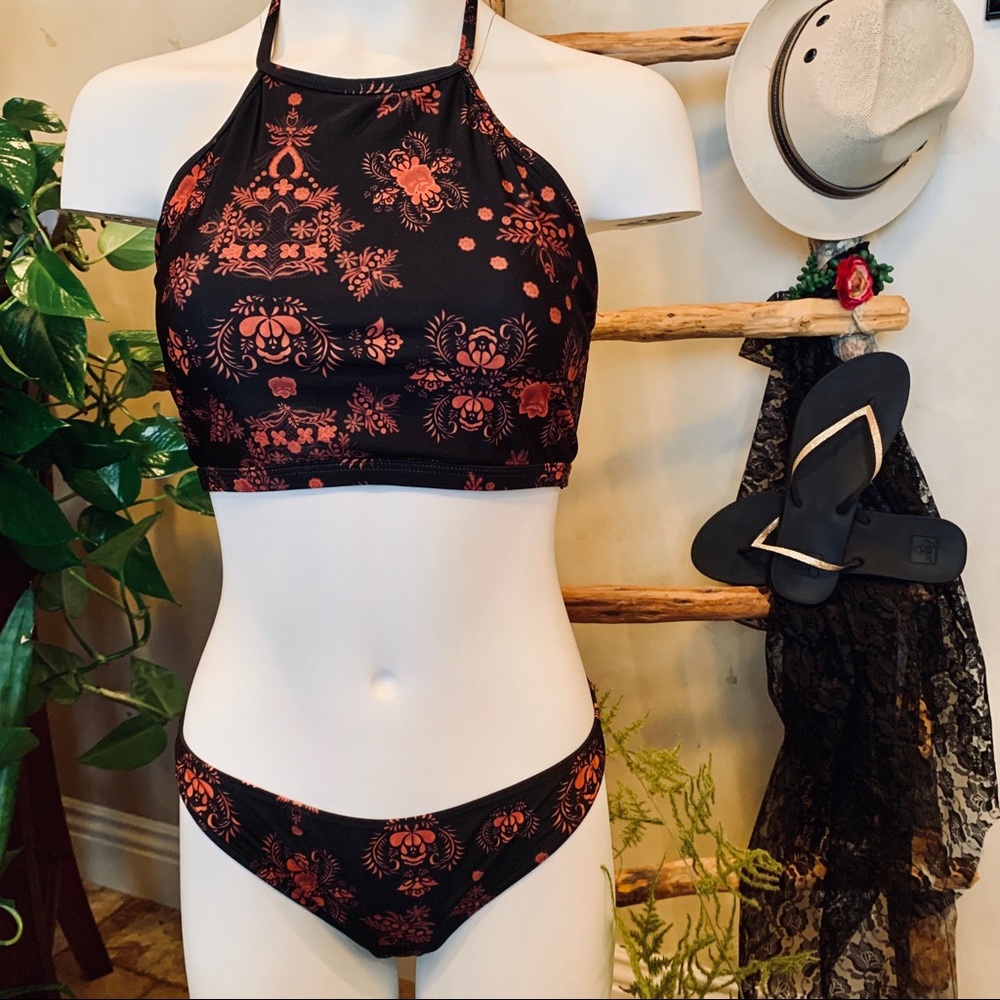 ♥️ASOS🖤2-piece HALTER neck Bikini 👙|LARGE